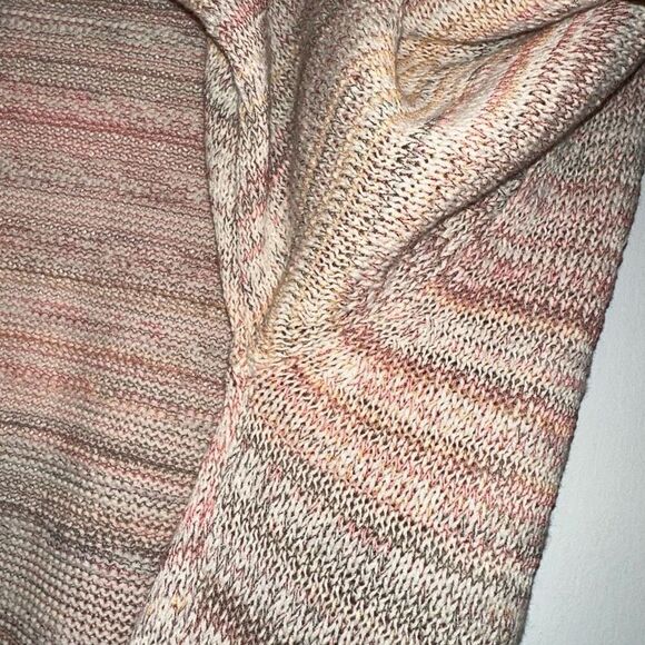 Old Navy Women’s Pink Gray Heathered 3/4 Cardigan Sweater Medium - Picture 5 of 11